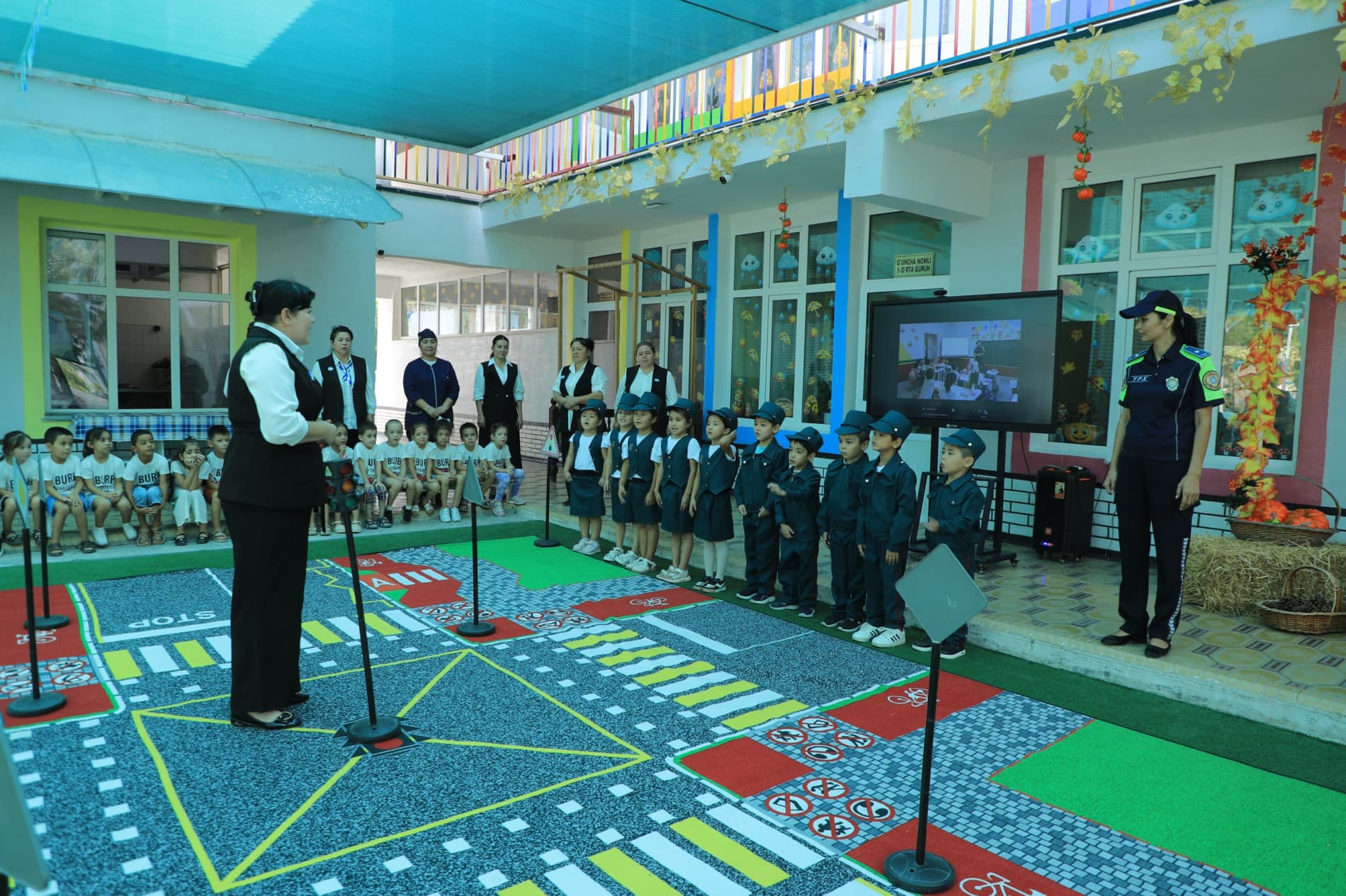 Bog'cha tarbiyalanuvchilari bilan mashg'ulot o'tkazildi