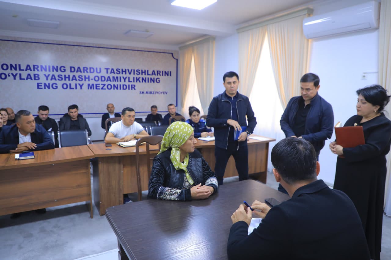 Navbatdagi shaxsiy qabul o‘tkazildi