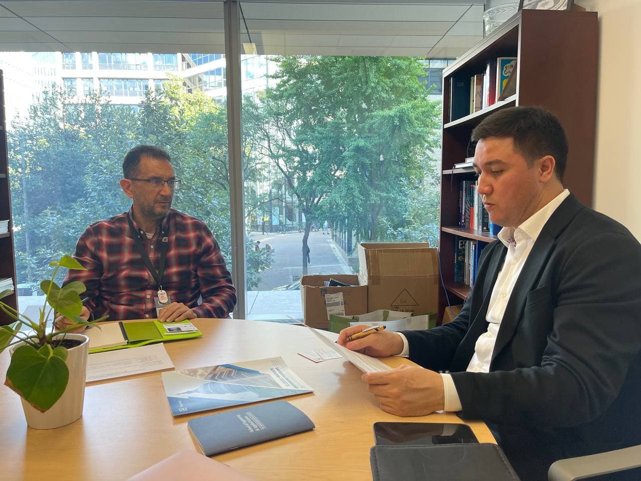 “George Washington University” rahbariyati IT taʼlim sohasini rivojlantirish borasida hamkorlik masalalari muhokama qilindi