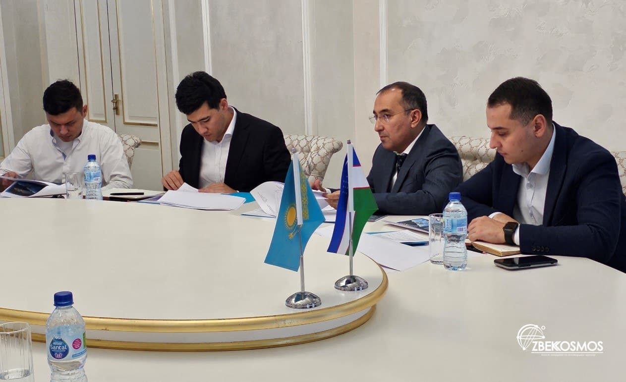 Qozog‘iston Respublikasi Raqamli rivojlanish, innovatsiyalar va aerokosmik sanoat vazirligining Aerokosmik qo‘mitasi delegatsiyasi bilan uchrashuv o‘tkazildi