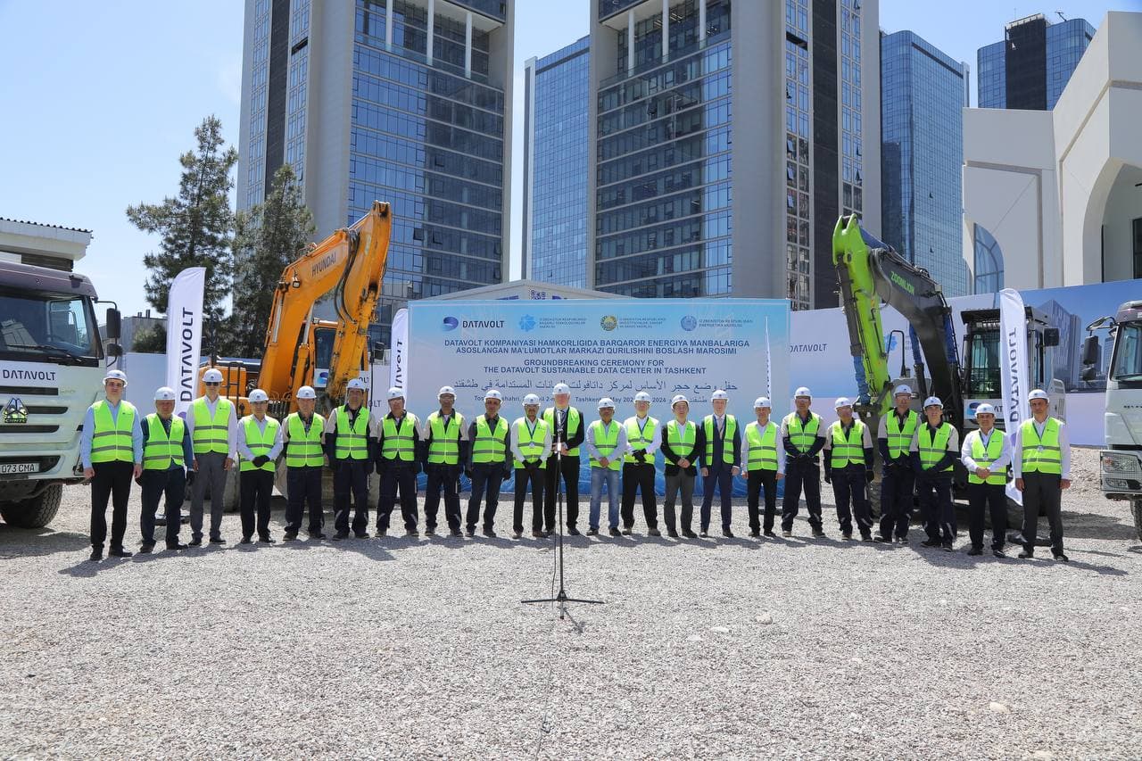 The initial phase of the project to construct a data center for the “DATAVOLT” company has begun on the territory of the IT Park Uzbekistan