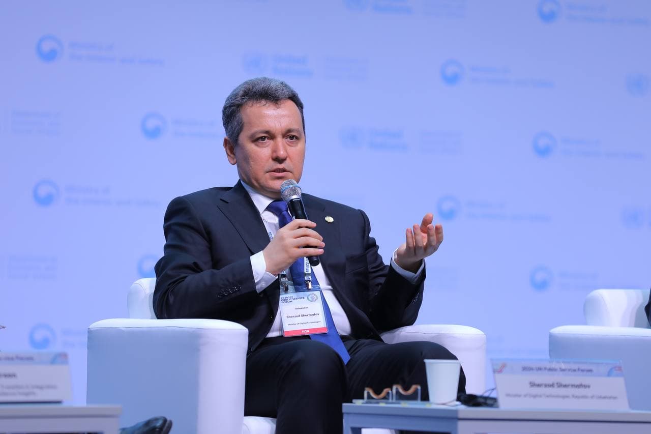 Panel Session: Minister Discusses Ongoing Digital Transformation Efforts and the Significance of Artificial Intelligence in Uzbekistan