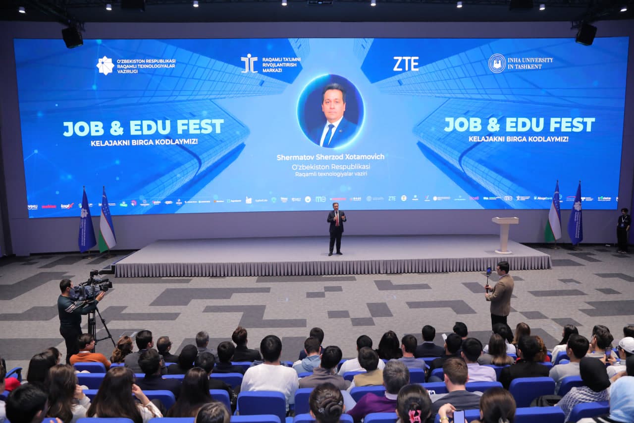 “JOB& EDU FEST” — IT mehnat va ta’lim yarmarkasida 50 dan ortiq IT kompaniyalar yuqori daromadli bo‘sh ish o‘rinlarini taklif etdi