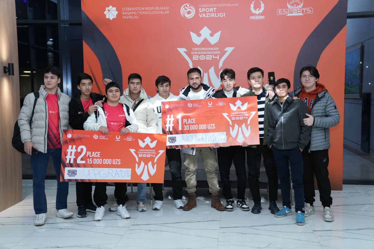 “O‘zbekiston Respublikasi Vazirlar Mahkamasi Kubogi” kibersport turniri g‘oliblari aniqlandi