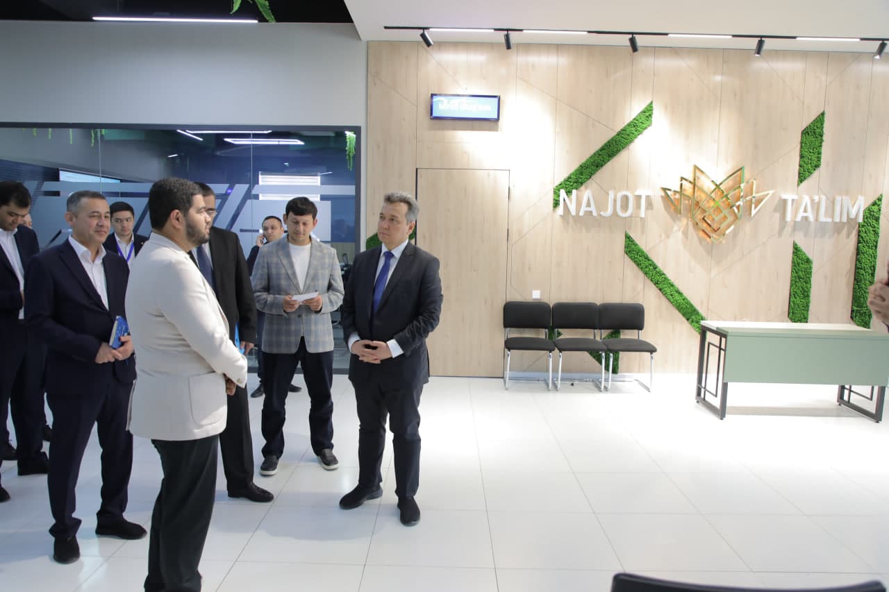 Urganch shahridagi Najot ta’lim o‘quv markazi faoliyati bilan tanishildi