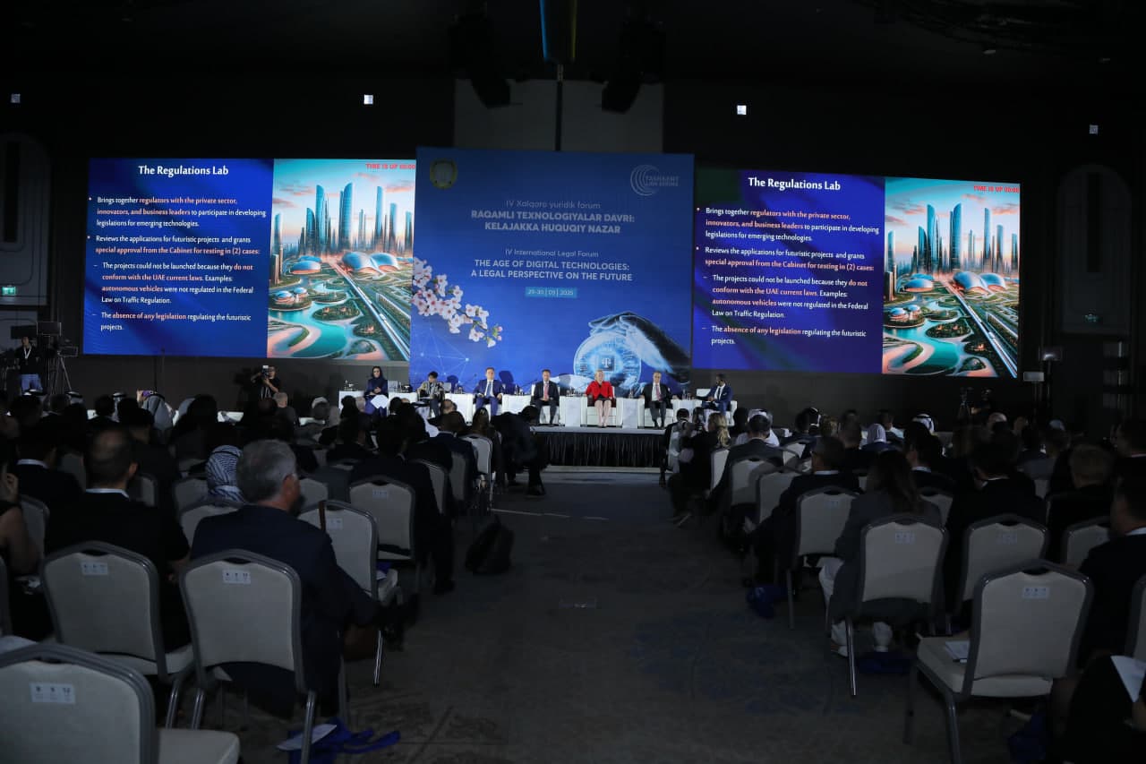 Toshkent raqamli davrda huquq tizimi islohotiga bag‘ishlangan nufuzli xalqaro tadbirga mezbonlik qilmoqda