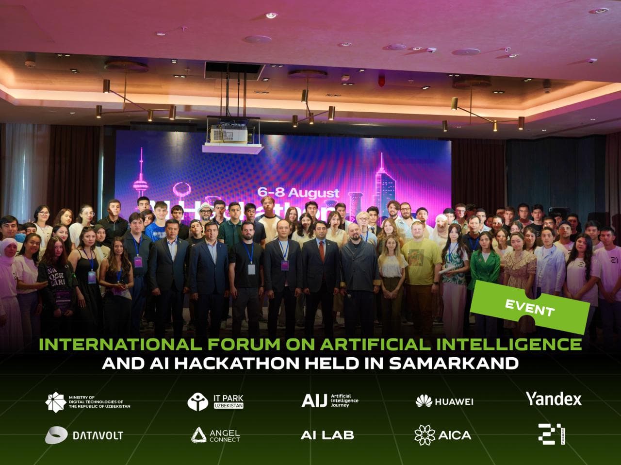 International forum on artificial intelligence with participation of CIS countries and AI hackathon held in Samarkand