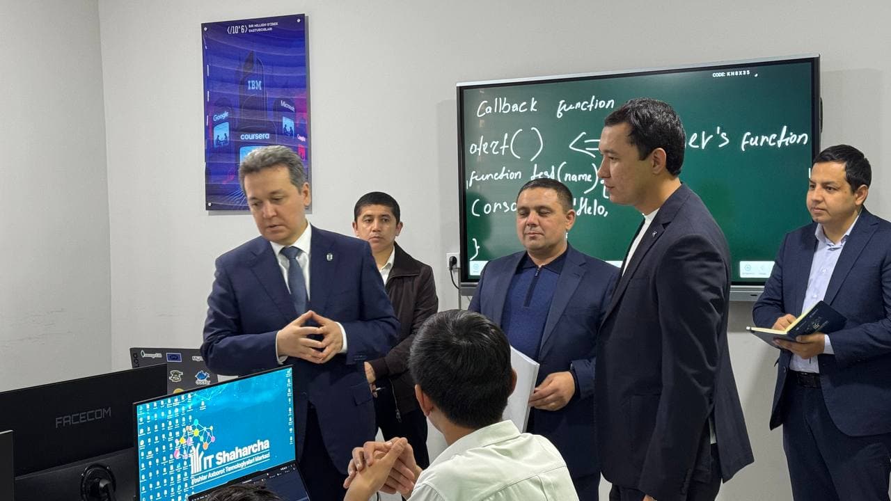 Sirdaryoda IT salohiyatini oshirishga hissa qoʻshayotgan IT shaharcha faoliyati bilan tanishildi