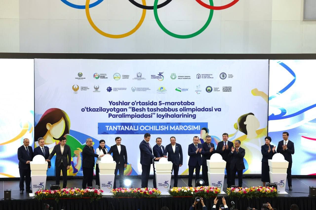“Besh tashabbus olimpiadasi va Paralimpiadasi – 2026” mavsumiga tantanali start berildi