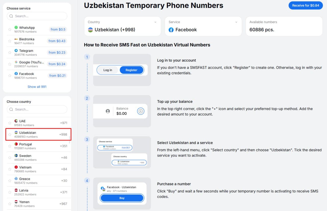 No Grounds for Concern: Clarification on Reports Regarding the Sale of Virtual Numbers in Uzbekistan