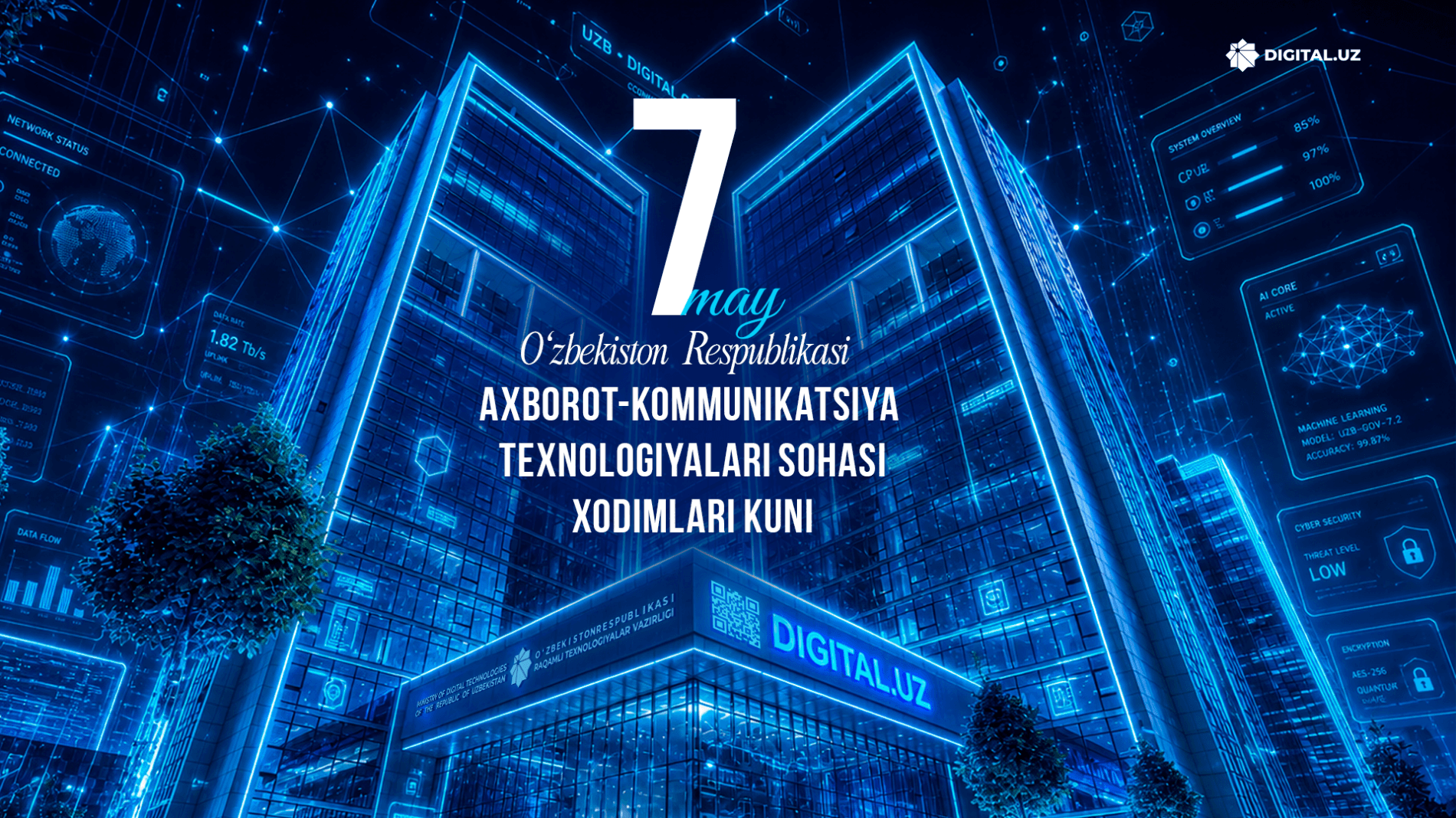 May 7 — Information and Communication Technologies Workers' Day of the Republic of Uzbekistan