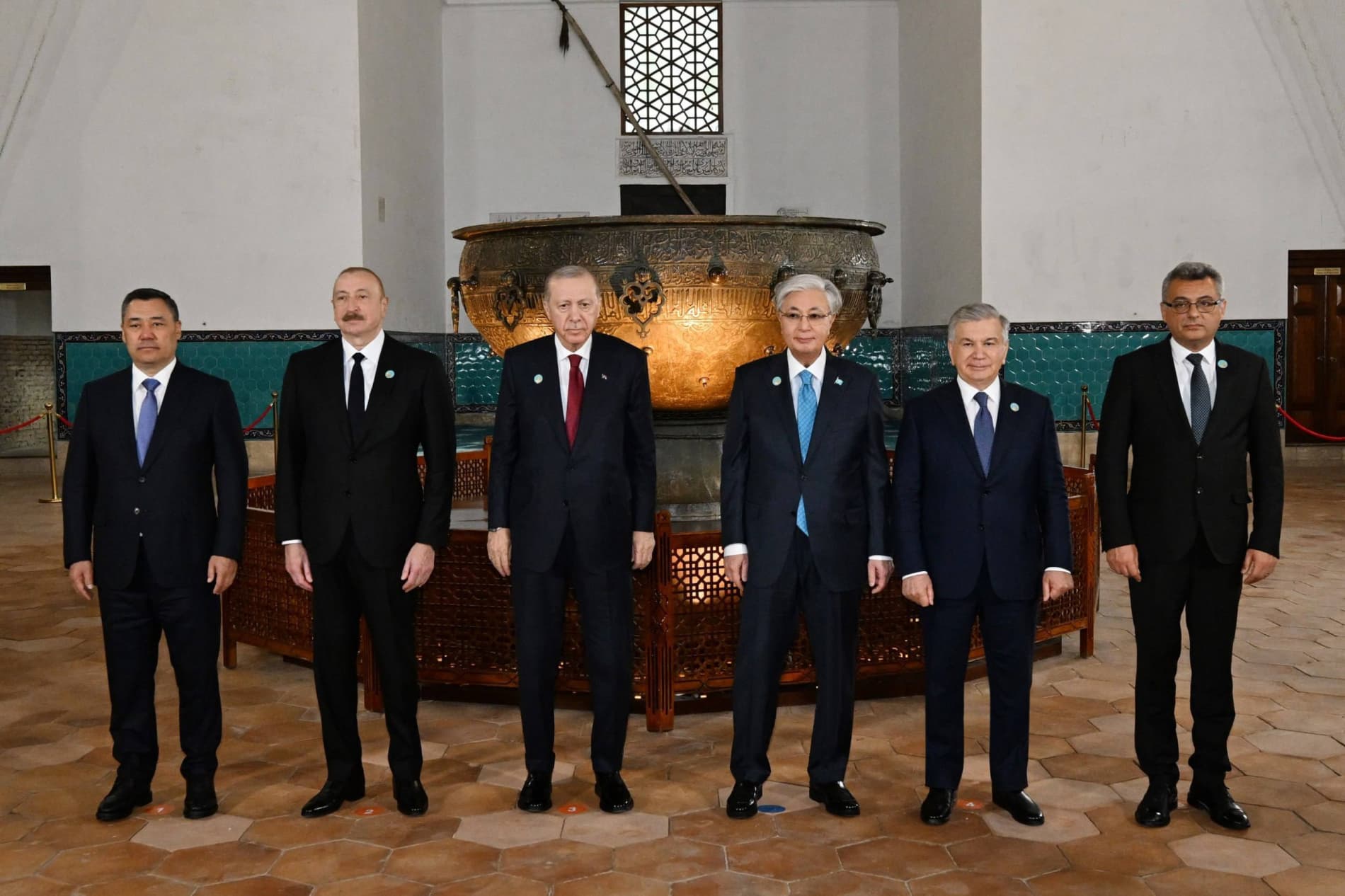 President tours historical and cultural center of Turkestan
