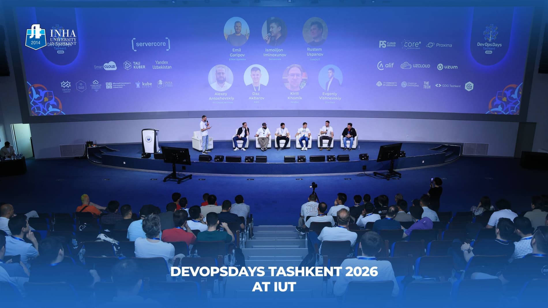 Международная конференция DevOpsDays Tashkent 2026 прошла в Университете Инха в Ташкенте