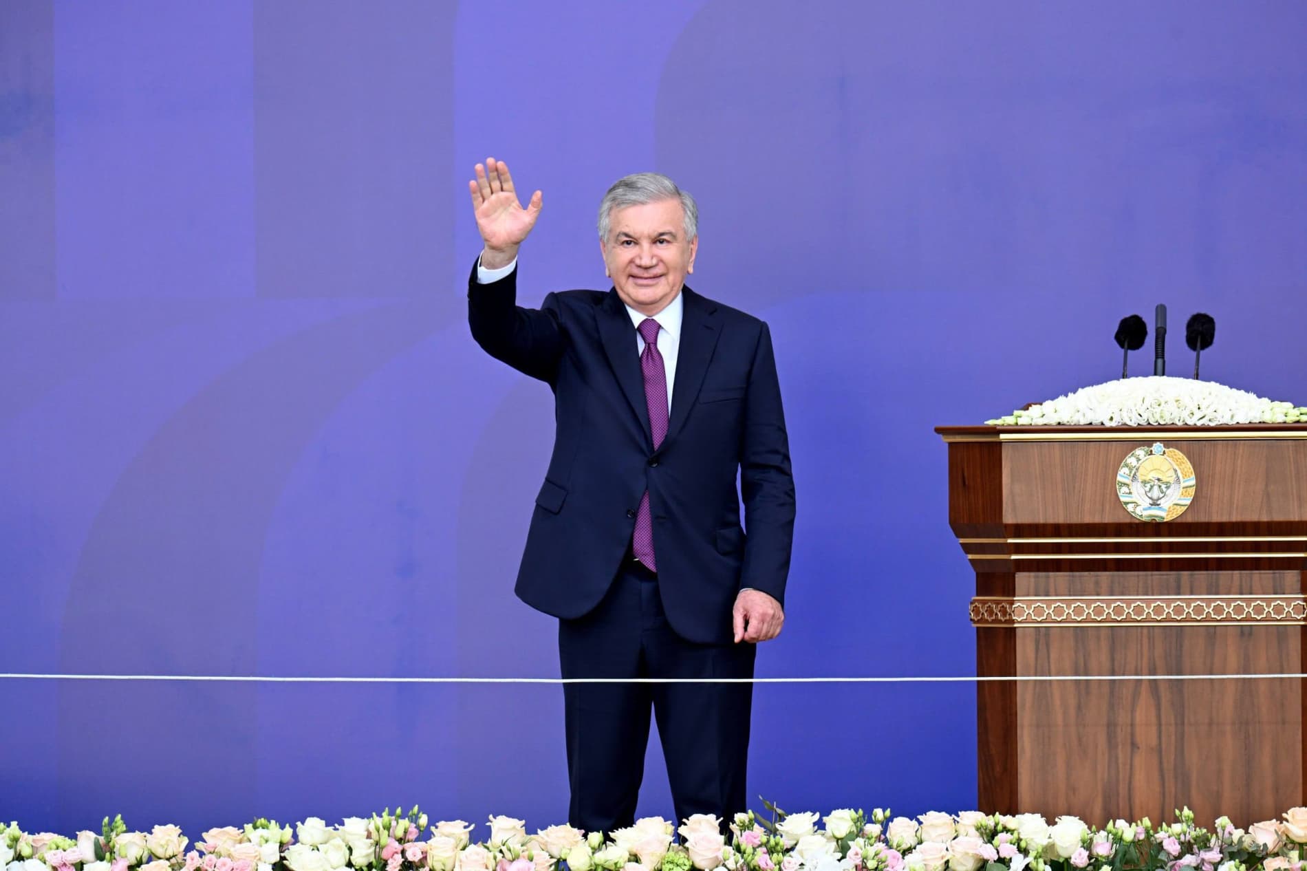 Президент принял участие в церемонии проводов национальной сборной на чемпионат мира