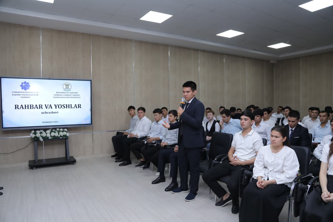 “Yoshlar kuni” doirasida TATUda talaba-yoshlar bilan uchrashuv tashkil etildi