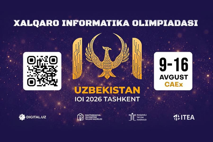 Xalqaro informatika olimpiadasi ilk bor Oʻzbekistonda oʻtkaziladi