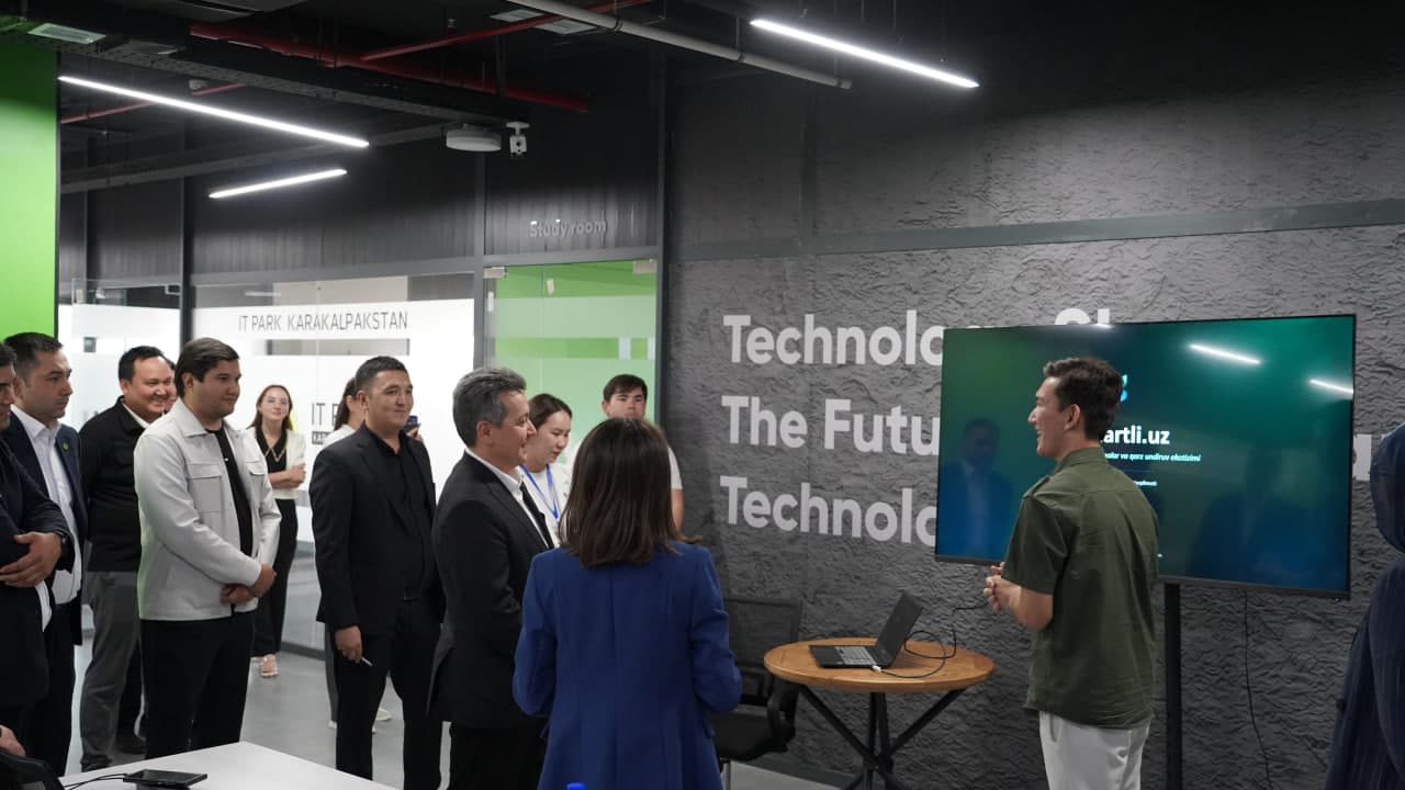 Представители технологических проектов Каракалпакстана представили свои разработки