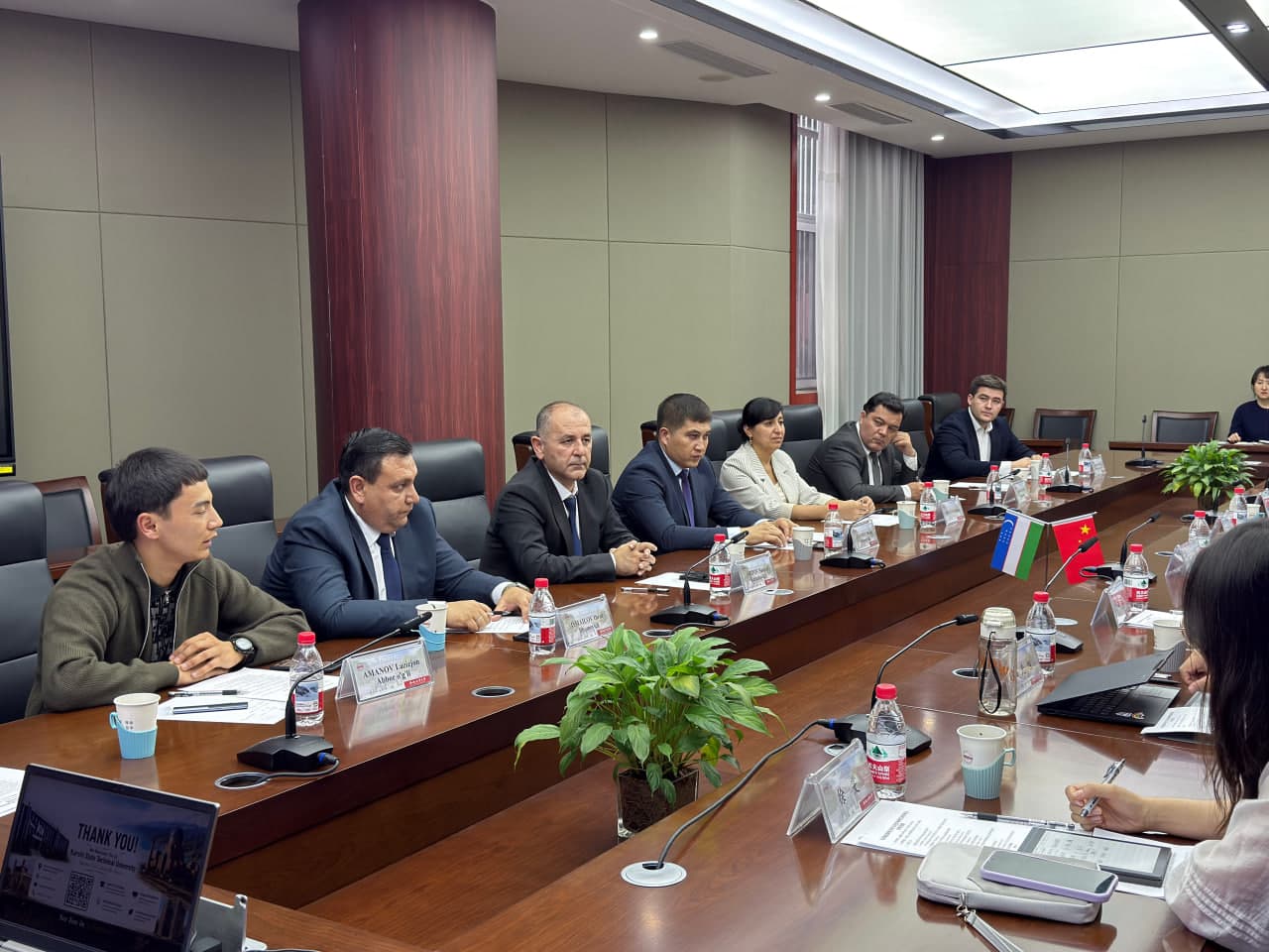 Qashqadaryo Delegation Discusses Cooperation in BPO and Education in China