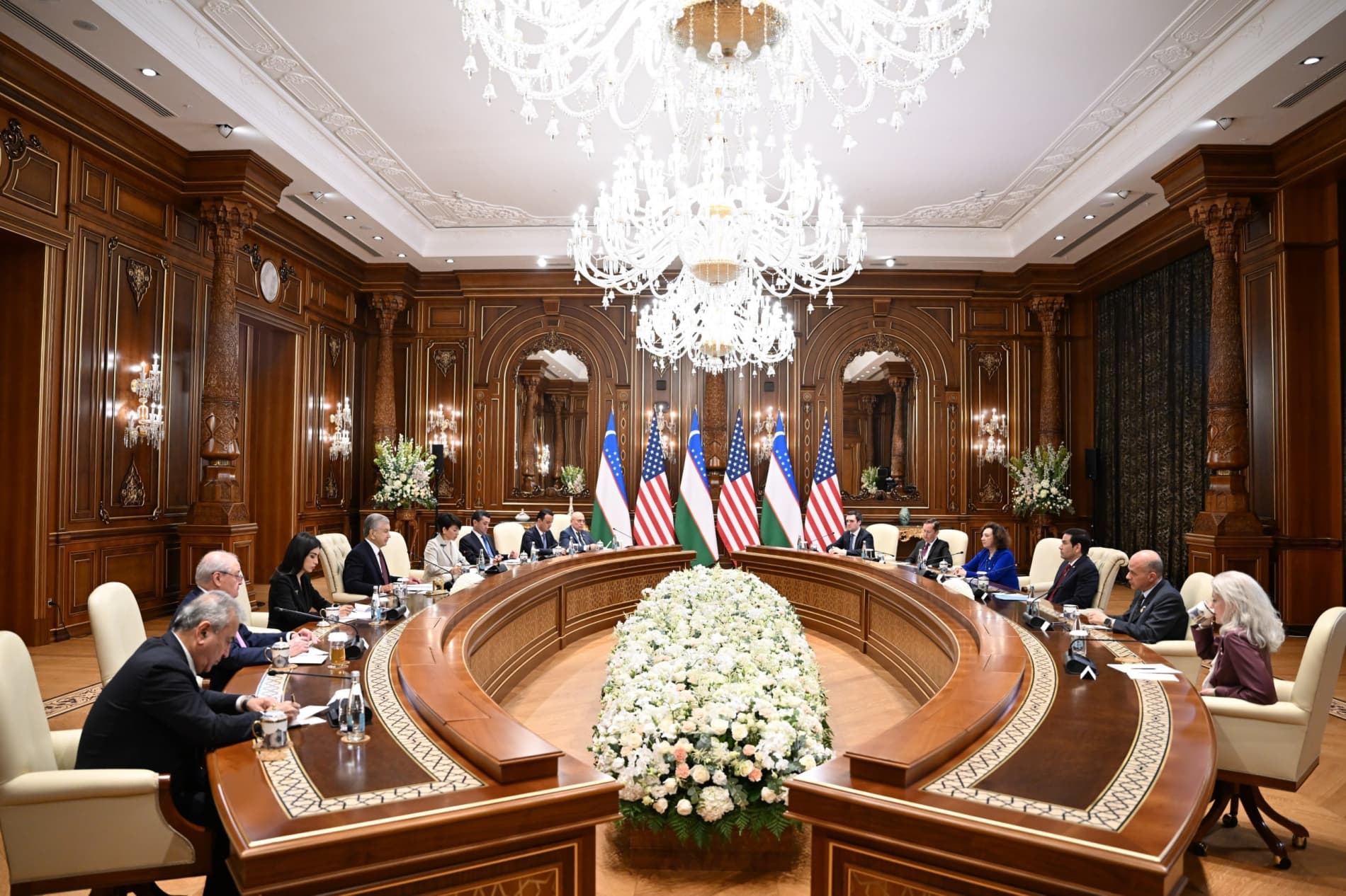 President of Uzbekistan Receives U.S. Secretary of State Marco Rubio