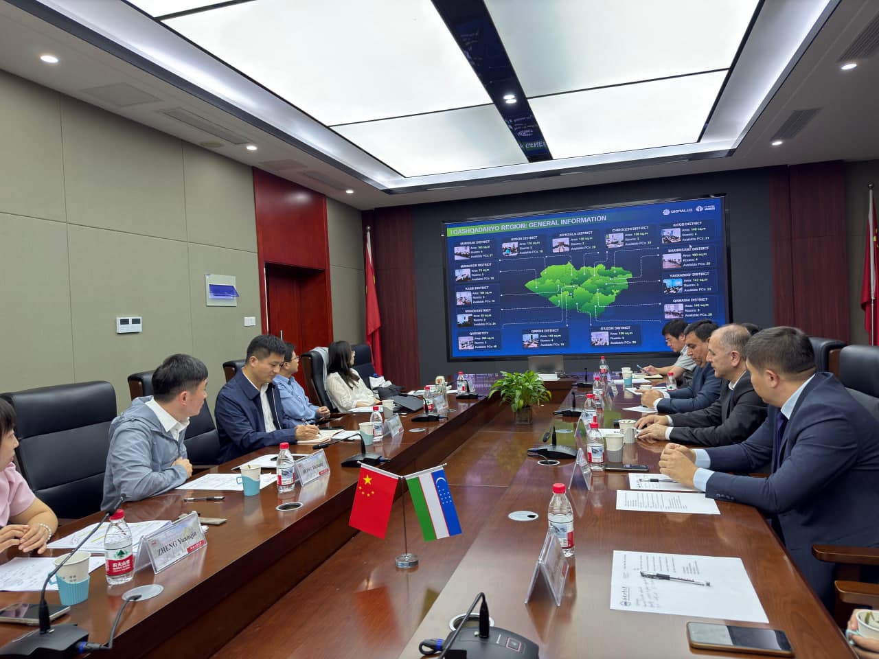 Qashqadaryo Delegation Discusses Cooperation in BPO and Education in China