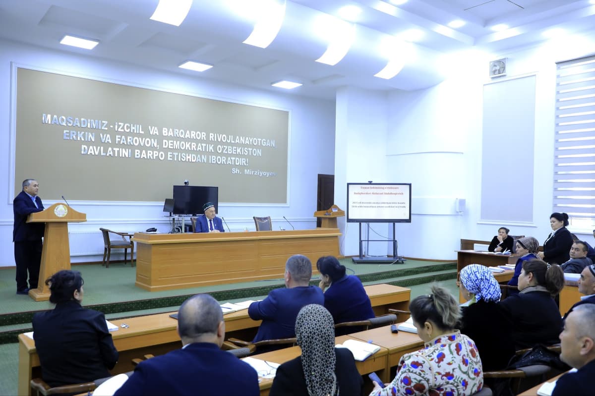 Халқ депутатлари Косонсой тумани Кенгашининг навбатдаги сессияси ўтказилди