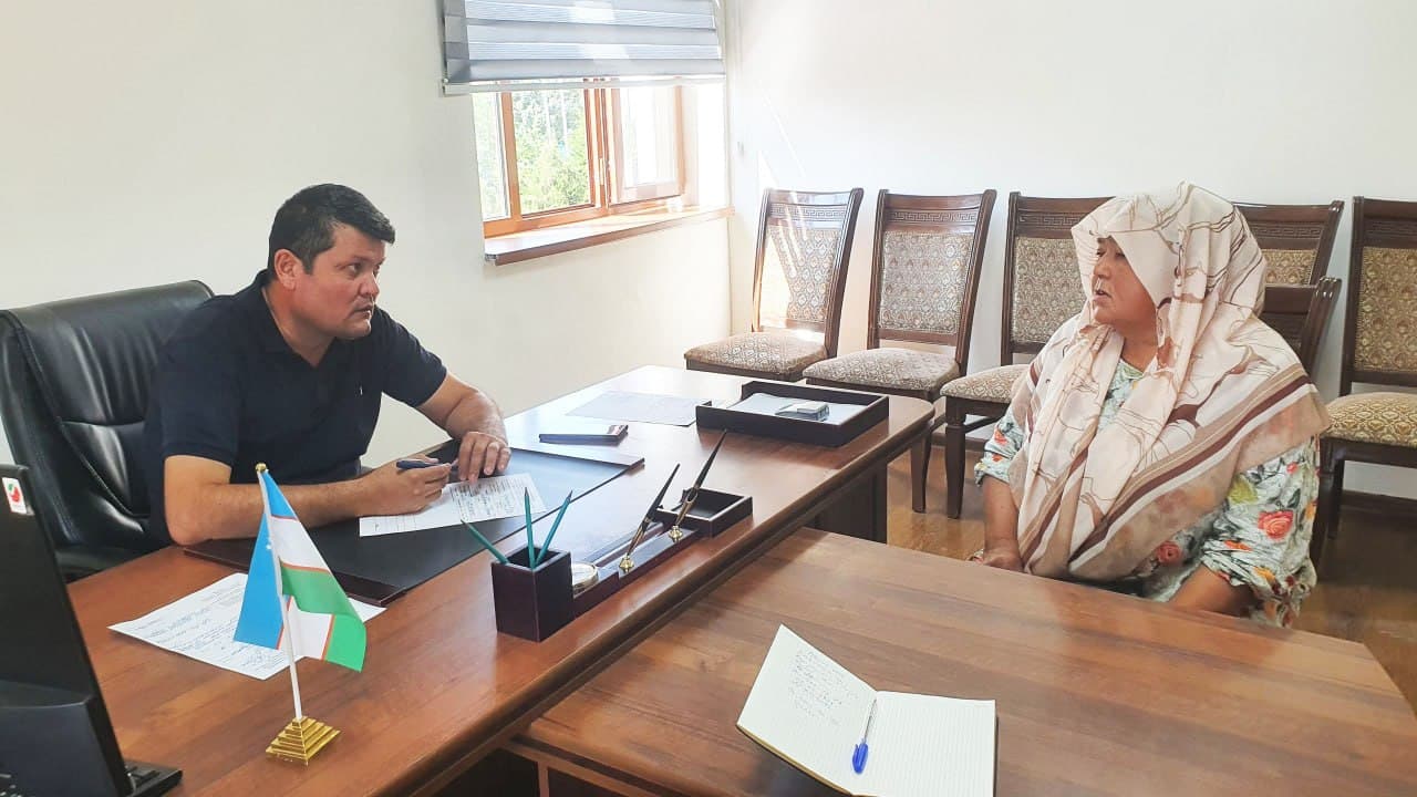 Hokim o‘rinbosarining navbatdagi shaxsiy qabuli o‘tkazildi