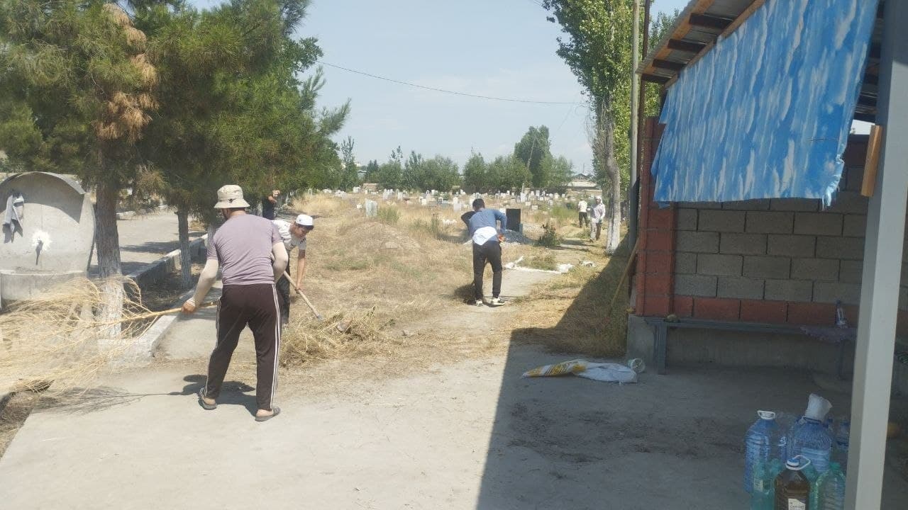 Наманган туманида ободонлаштириш ишлари кенг қулоч ёзмоқда