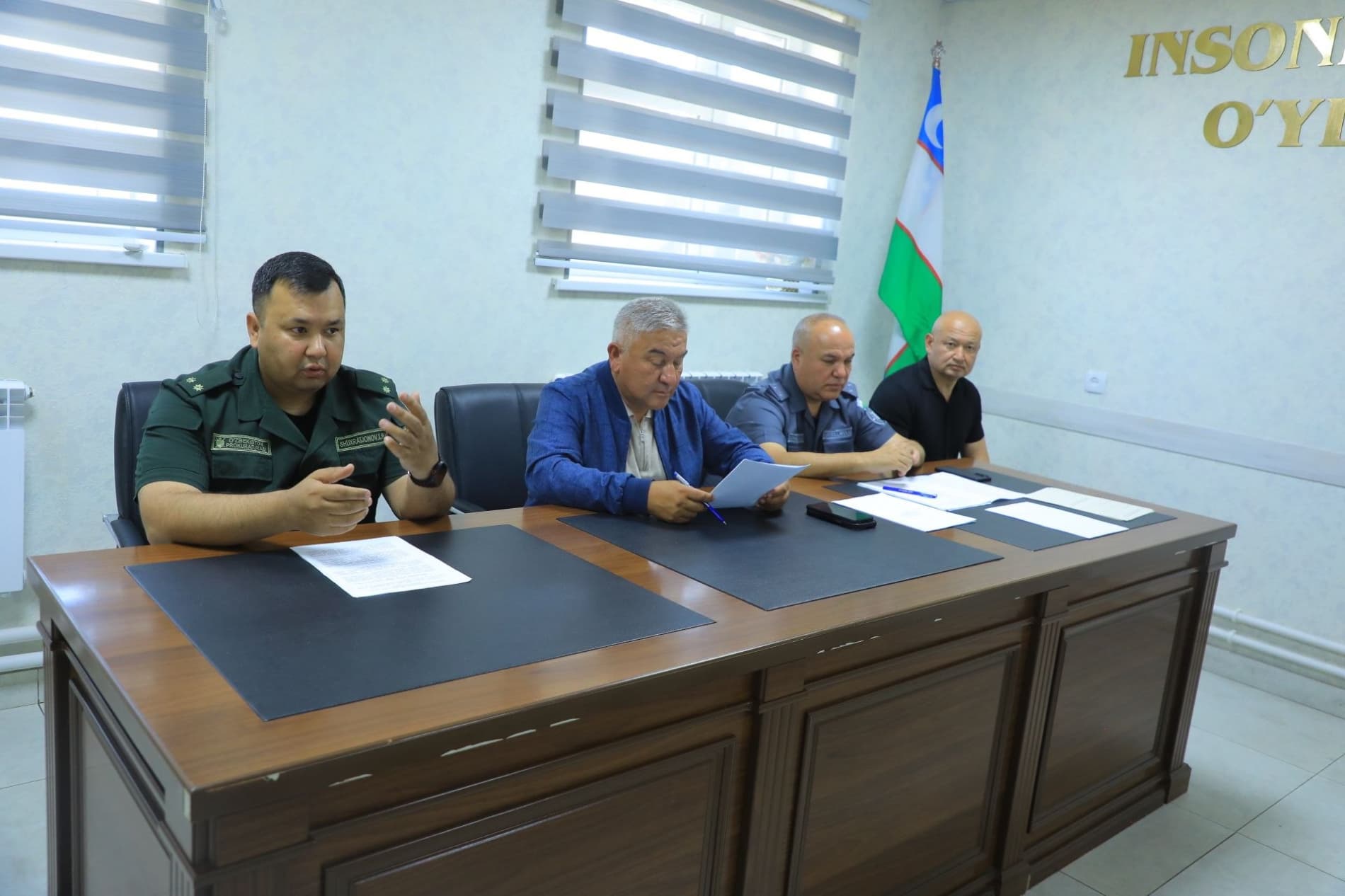 Туман ҳокими ва ўринбосарларининг қабул жадвали
