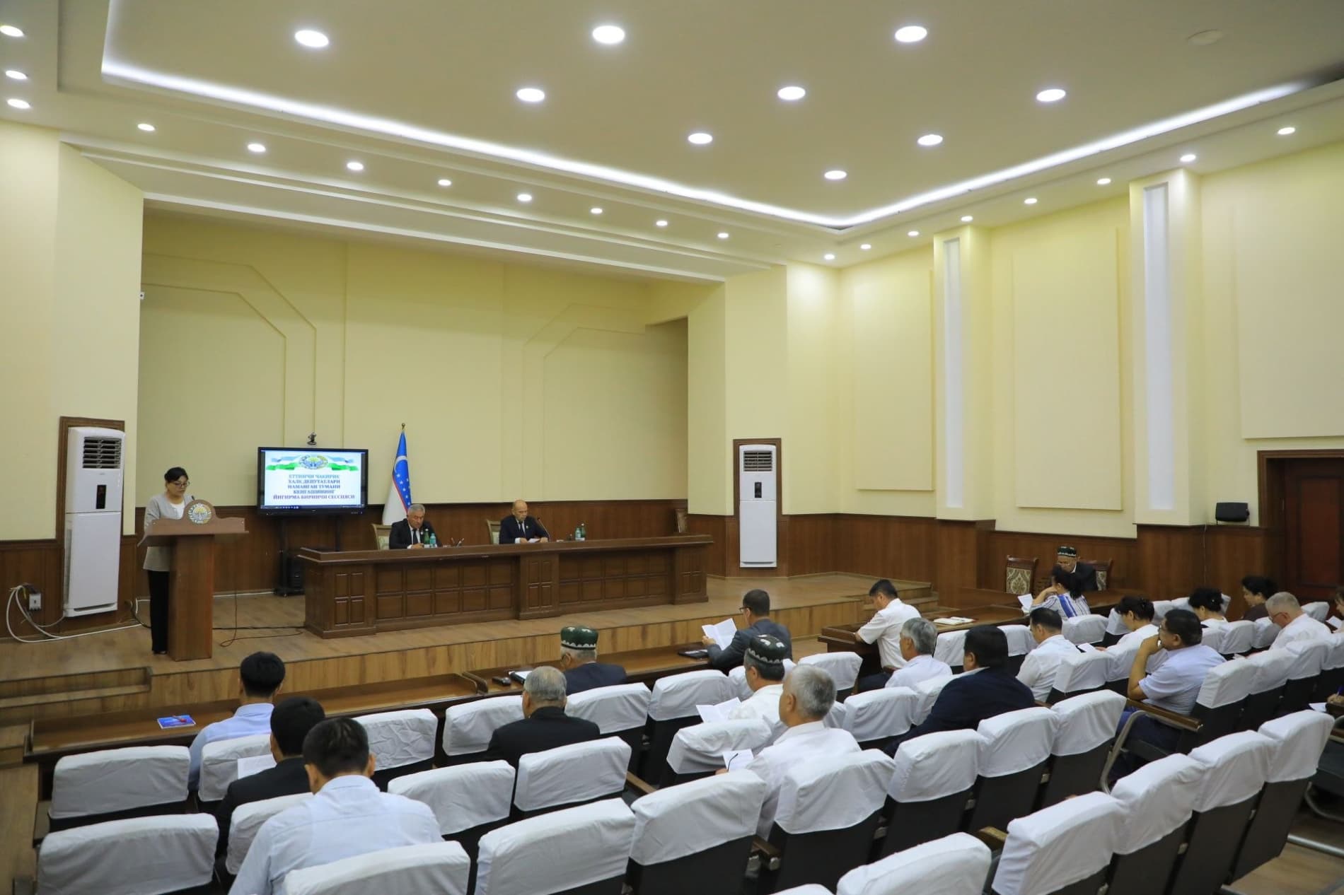 Xalq deputatlari Namangan tuman Kengashining VII chaqiriq 21-sessiyasi bo‘lib o‘tdi