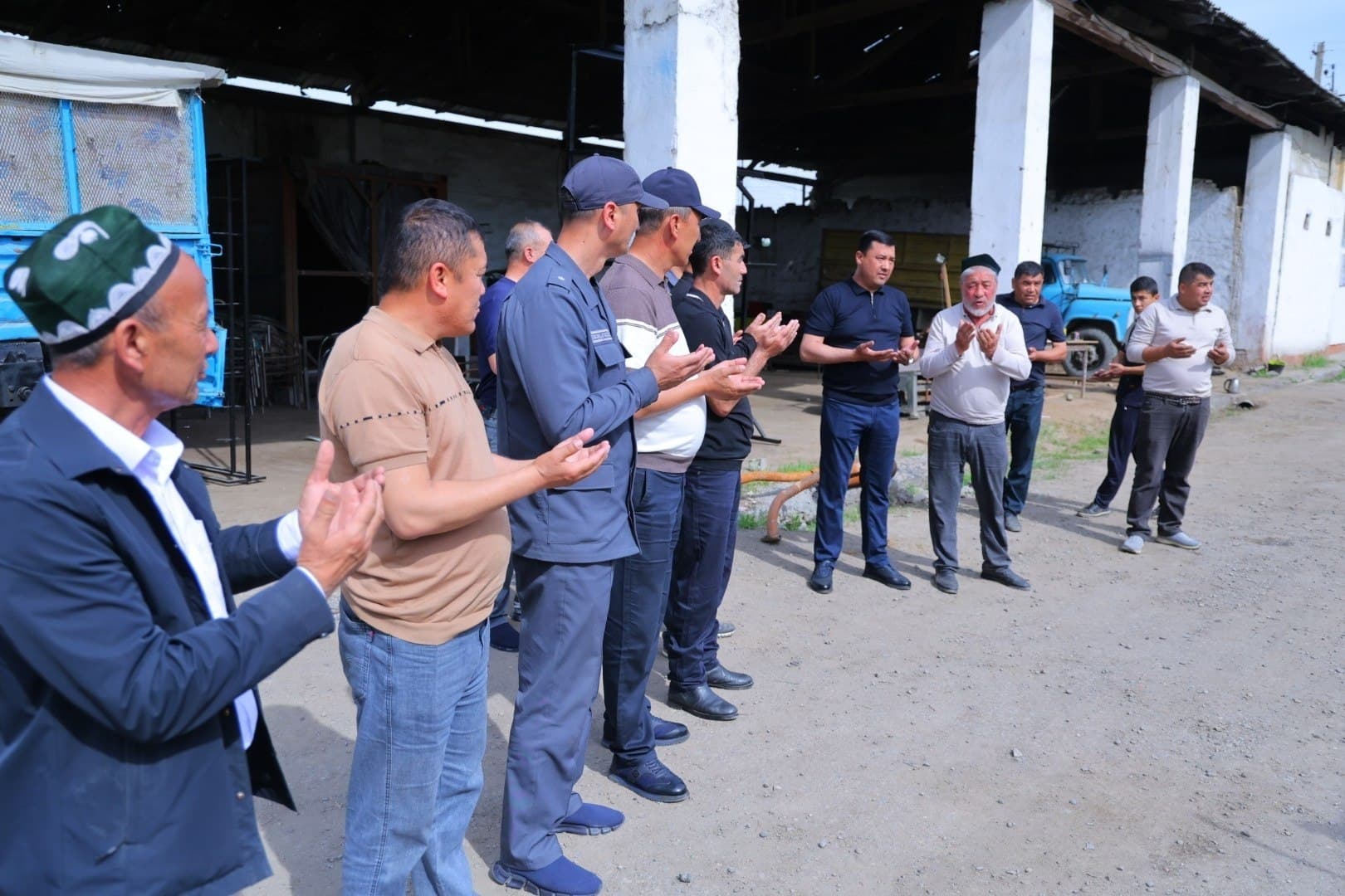 Чортоқ туманида ғалла ўрим комбайнлари мавсумга шай ҳолатга келтирилди