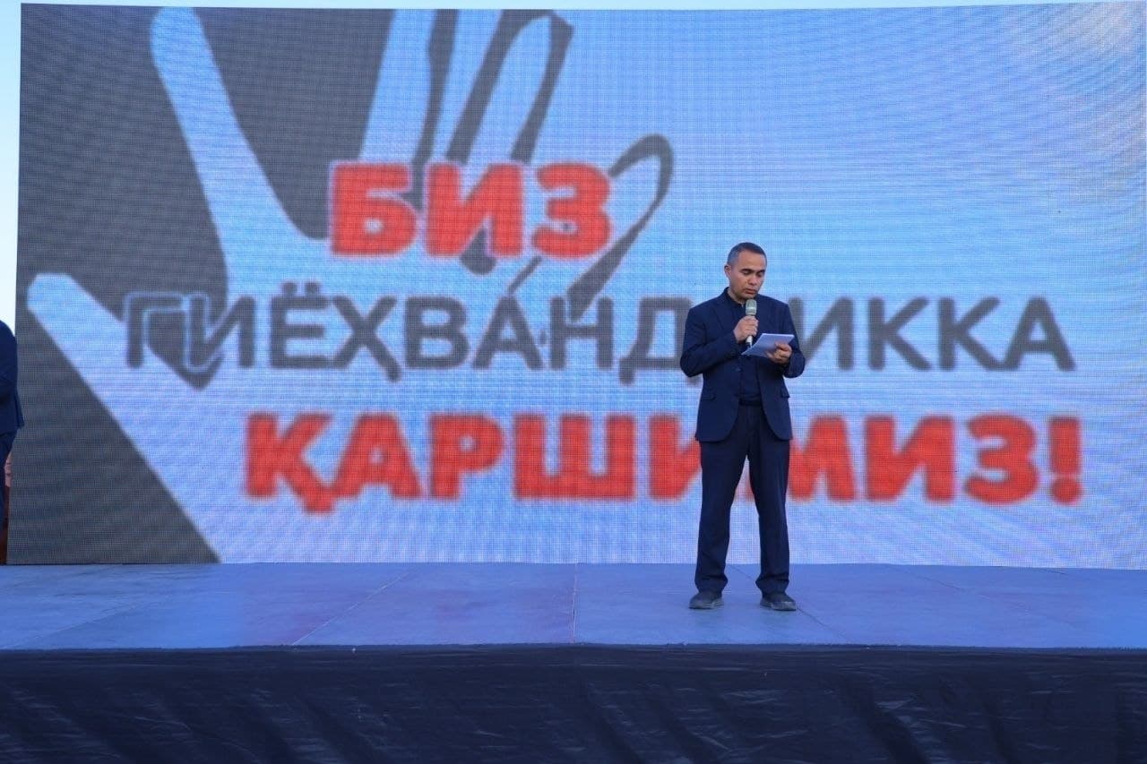 «Biz giyohvandlikka qarshimiz!» — yoshlar ishtirokida bayram tadbiri