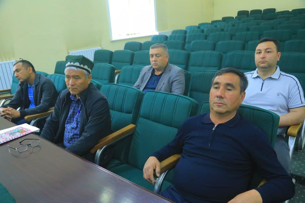 Based on the requirements of the "Regulations on the procedure for developing land use plans of agricultural districts for 2025-2030 and carrying out pre-design work", approved by Resolution No. 111 of the Cabinet of Ministers of the Republic of Uzbekista