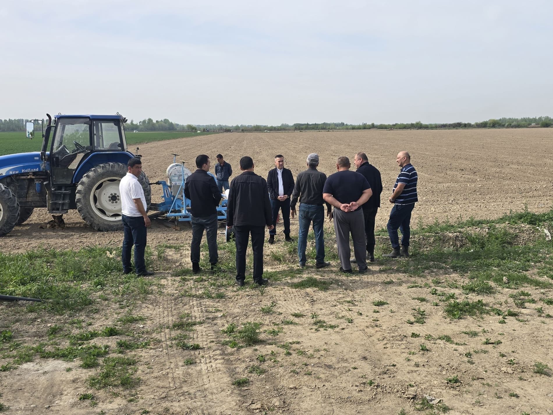 Уйчи туманида баҳорги агротехник ишлар уюшқоқлик билан олиб борилмоқда.