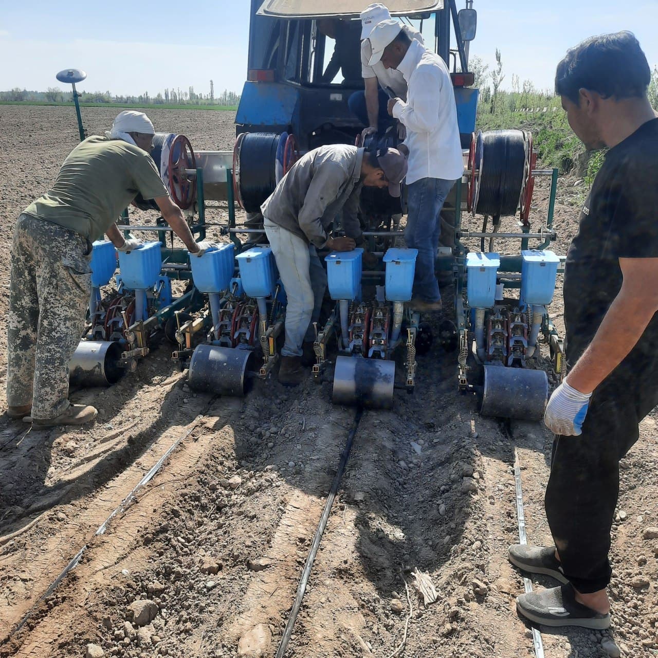 Уйчи туманида баҳорги агротехник ишлар уюшқоқлик билан олиб борилмоқда.