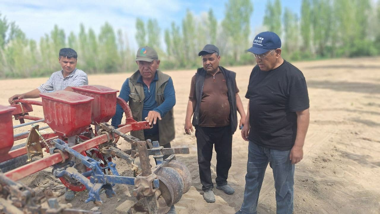 Уйчи туманида баҳорги агротехник ишлар уюшқоқлик билан олиб борилмоқда.