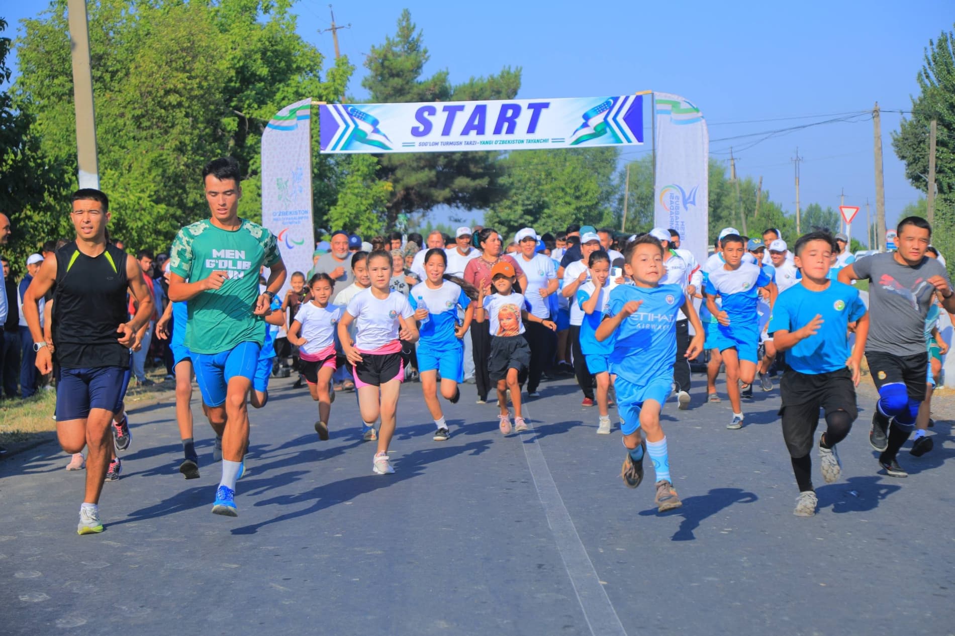 🏃♂️ «Sog‘lom turmush tarzi – Yangi O‘zbekiston tayanchi» shiori ostida ommaviy marafon o‘tkazildi
