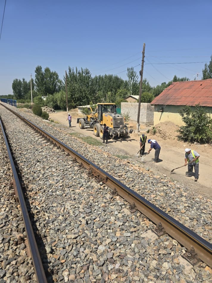 🌿 Improvement works in Uychi district continue consistently