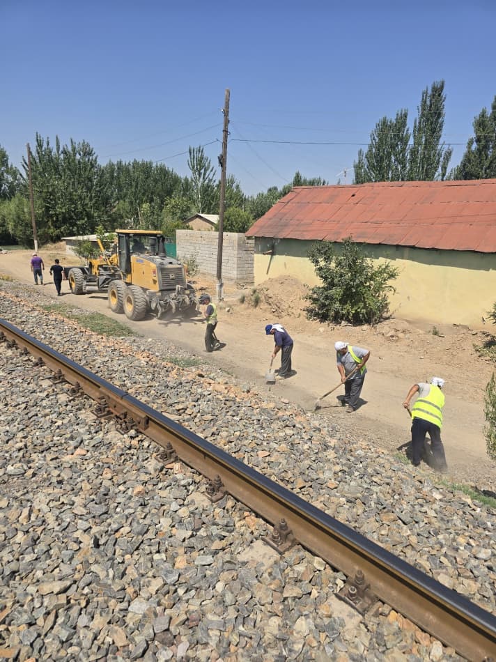 🌿 Improvement works in Uychi district continue consistently