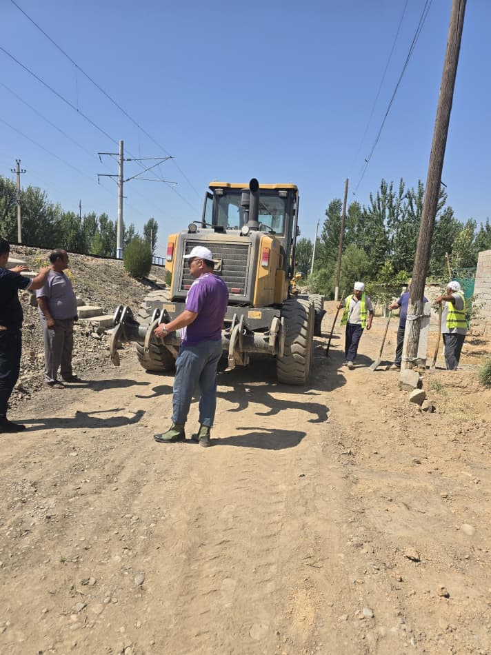 🌿 Improvement works in Uychi district continue consistently