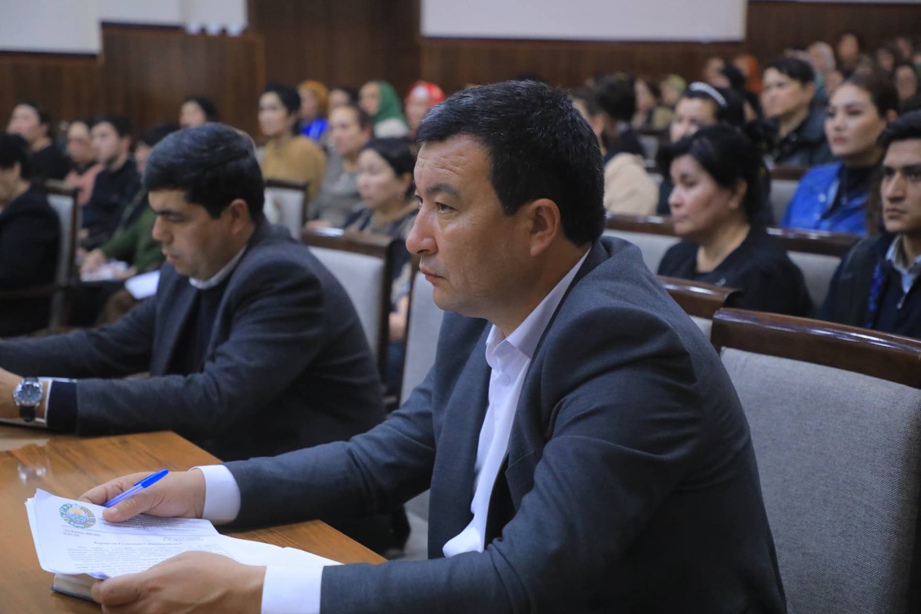 Pop tumanida sog‘liqni saqlash tizimidagi muammolar tanqidiy-tahliliy muhokama qilindi