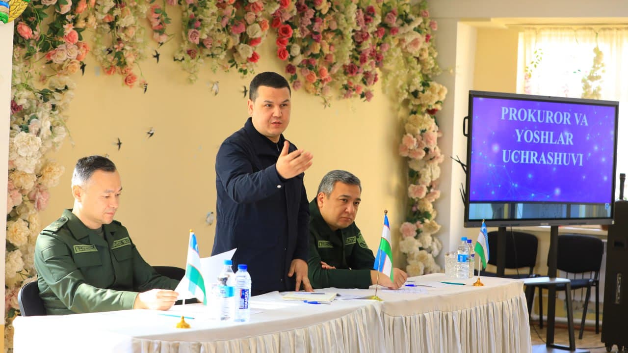 Popda “Prokuror va yoshlar uchrashuvi”