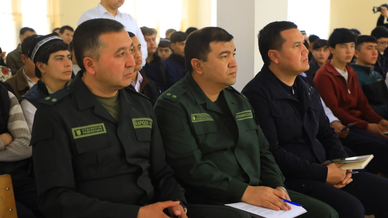 Popda “Prokuror va yoshlar uchrashuvi”