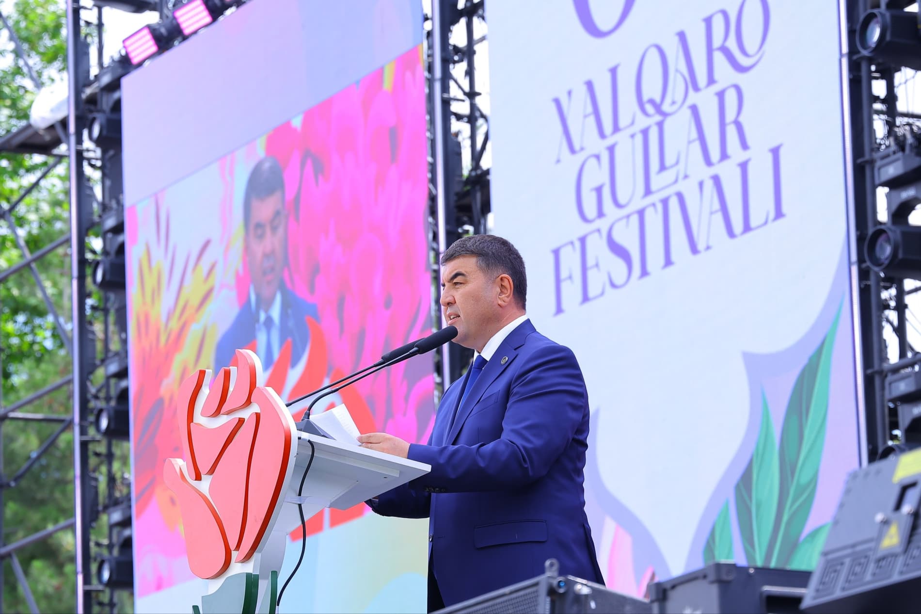 Namangan viloyati hokimi, O‘zbekiston Respublikasi Oliy Majlisi Senati a’zosi Shavkatjon Abdurazakovning 65 - Xalqaro “Gullar festivali”ning tantanali ochilish marosimidagi so‘zi