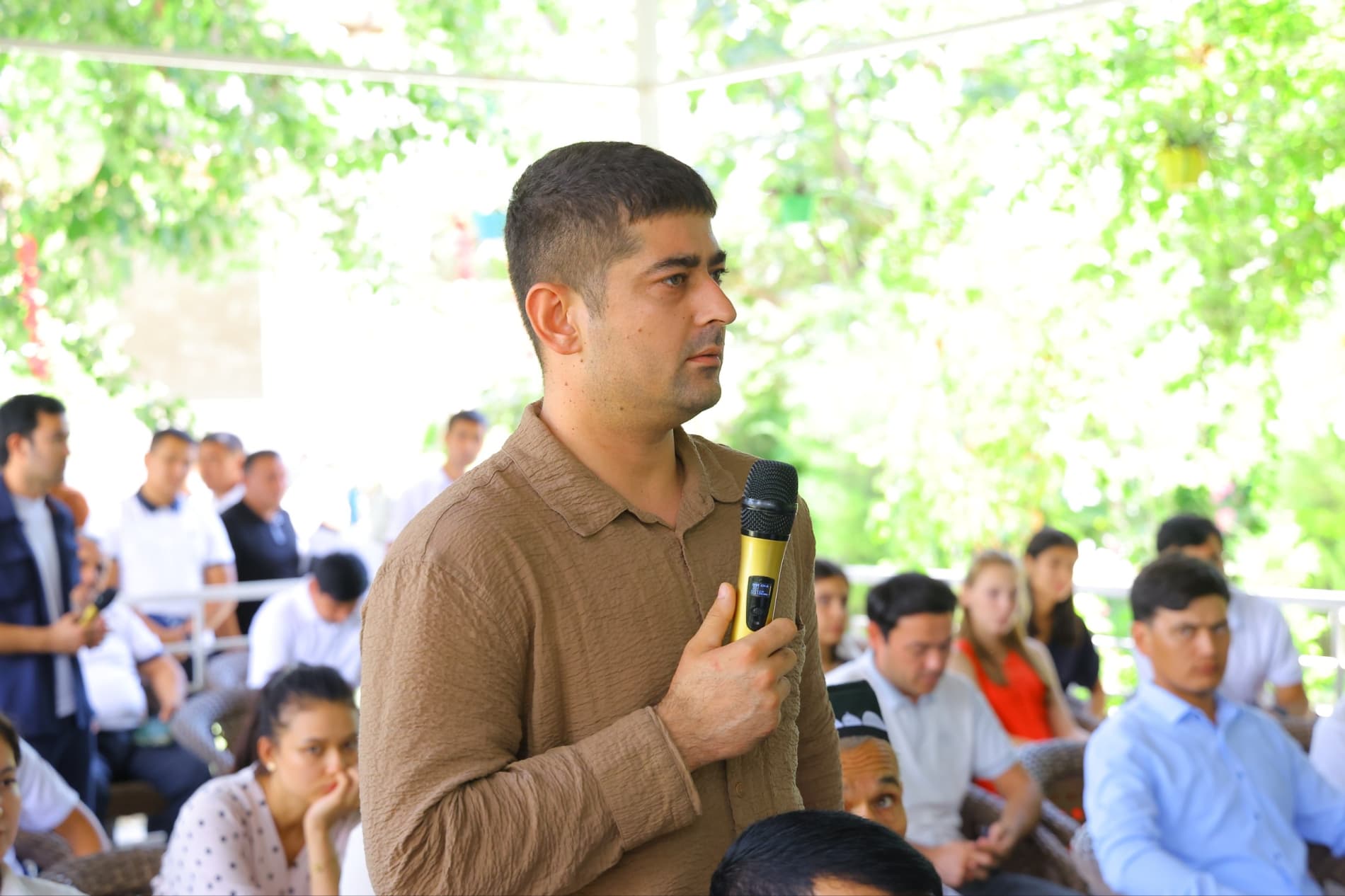 Pop tumanida viloyat hokimi va yoshlar uchrashuvi bo‘lib o‘tdi