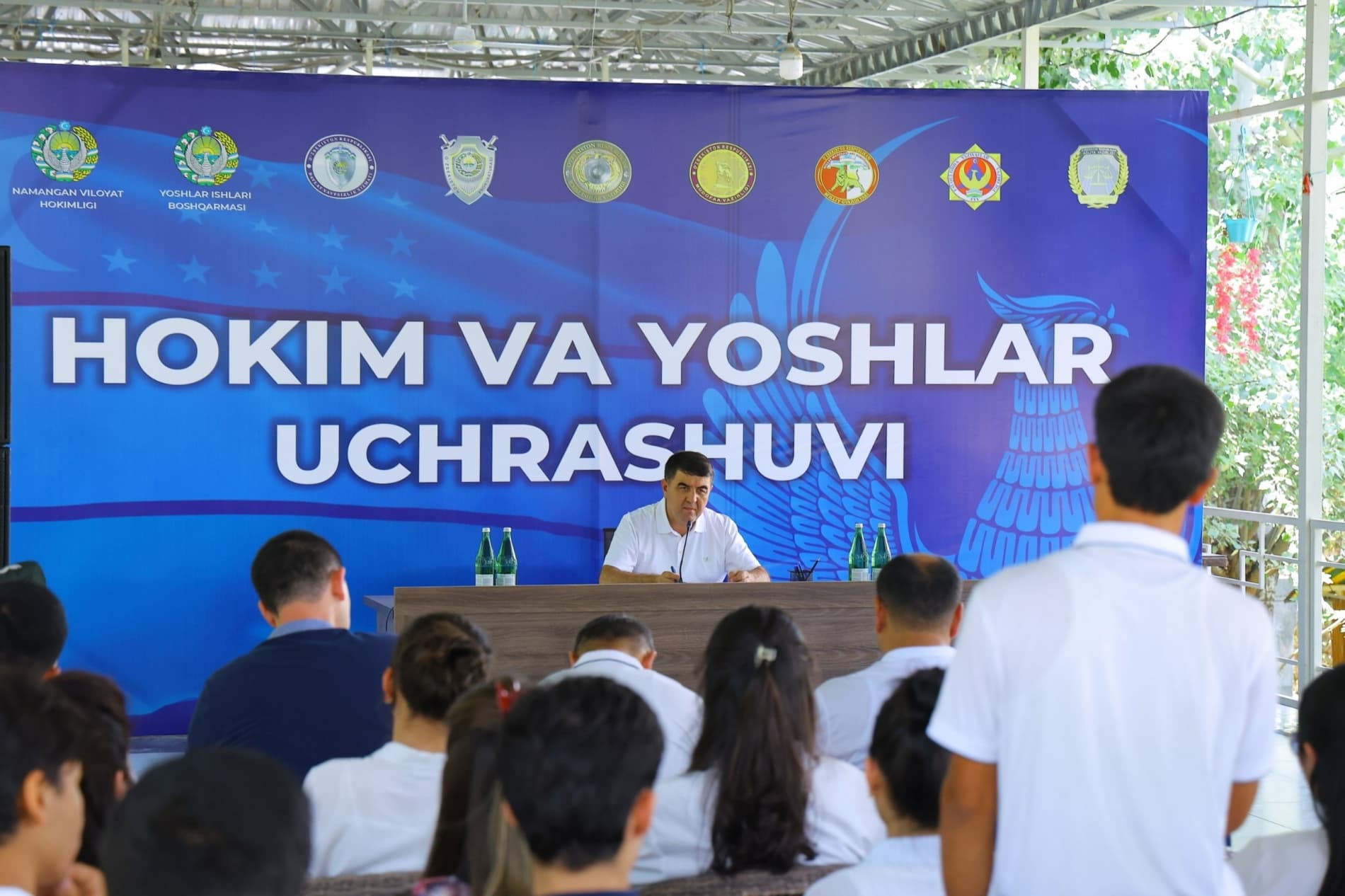 Pop tumanida viloyat hokimi va yoshlar uchrashuvi bo‘lib o‘tdi