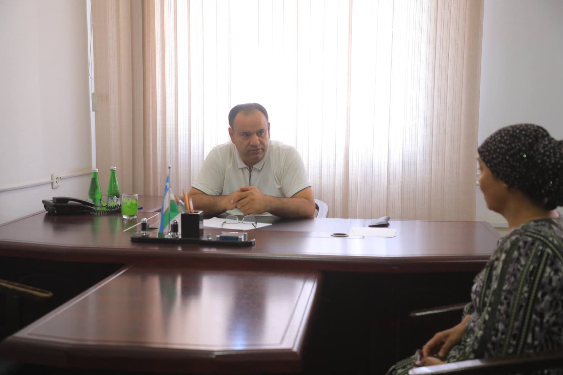 Pop tumani hokimining shaxsiy qabuli o‘tkazildi