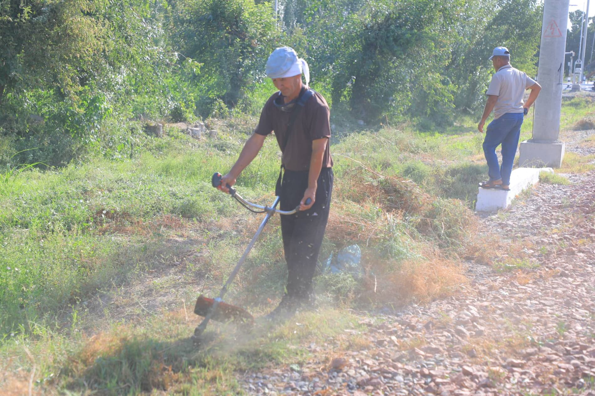 Temir yo‘l atroflari obod va xavfsiz hududga aylanmoqda