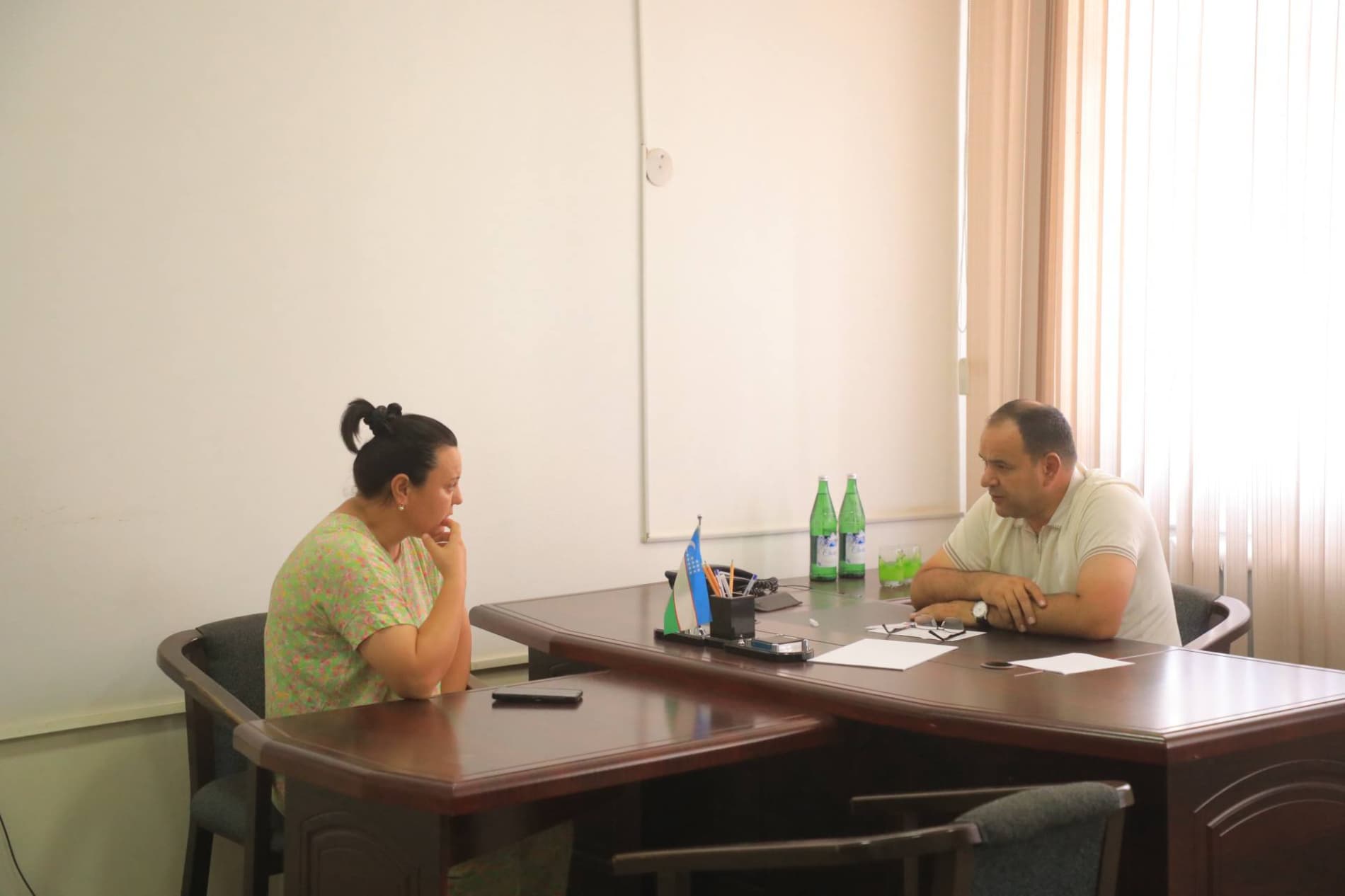Pop tumani hokimining shaxsiy qabuli o‘tkazildi