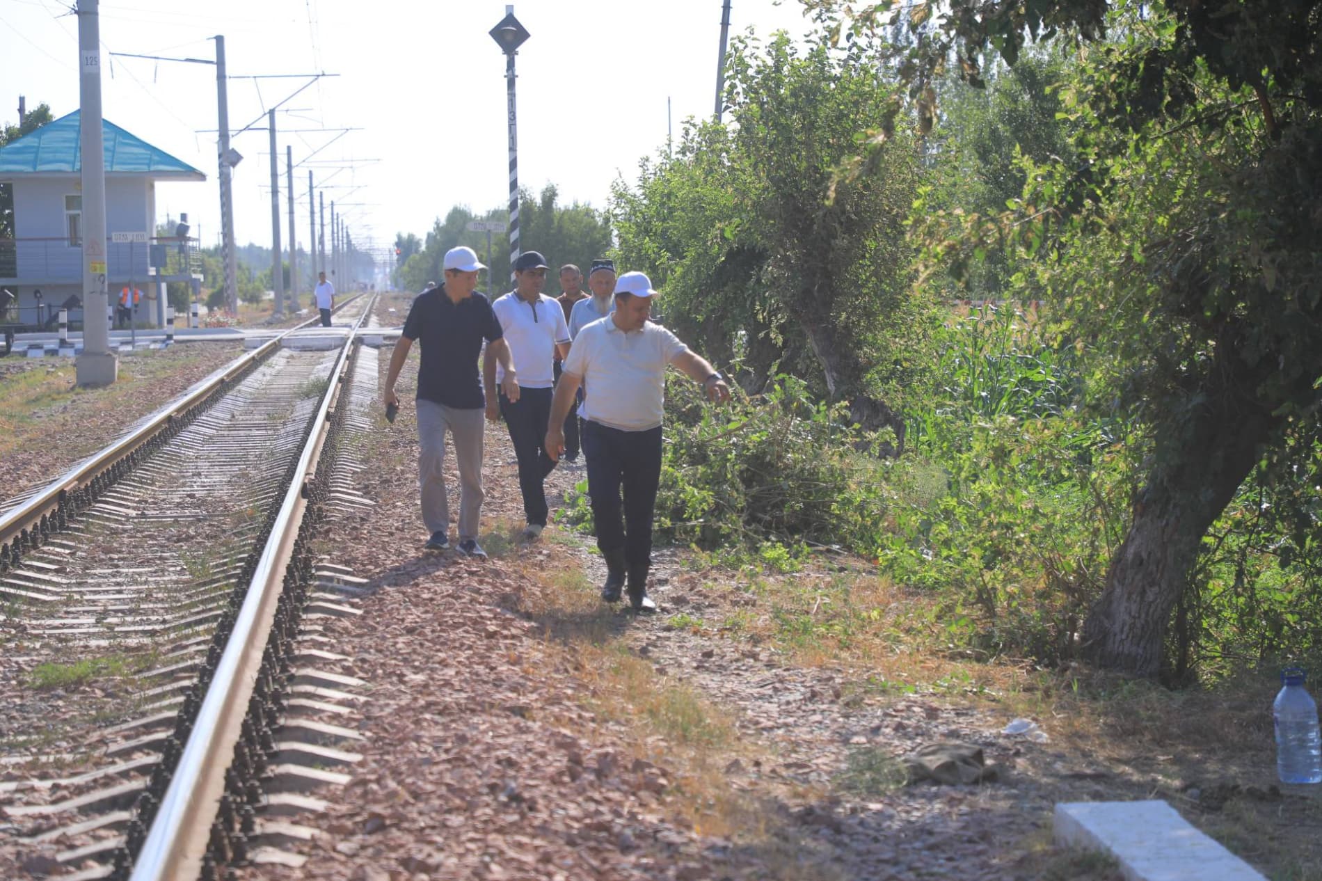 Temir yo‘l atroflari obod va xavfsiz hududga aylanmoqda
