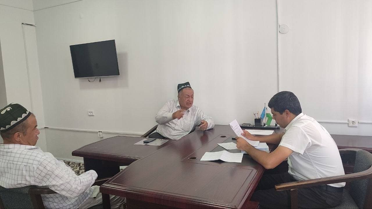 Shaxsiy qabul o‘tkazildi
